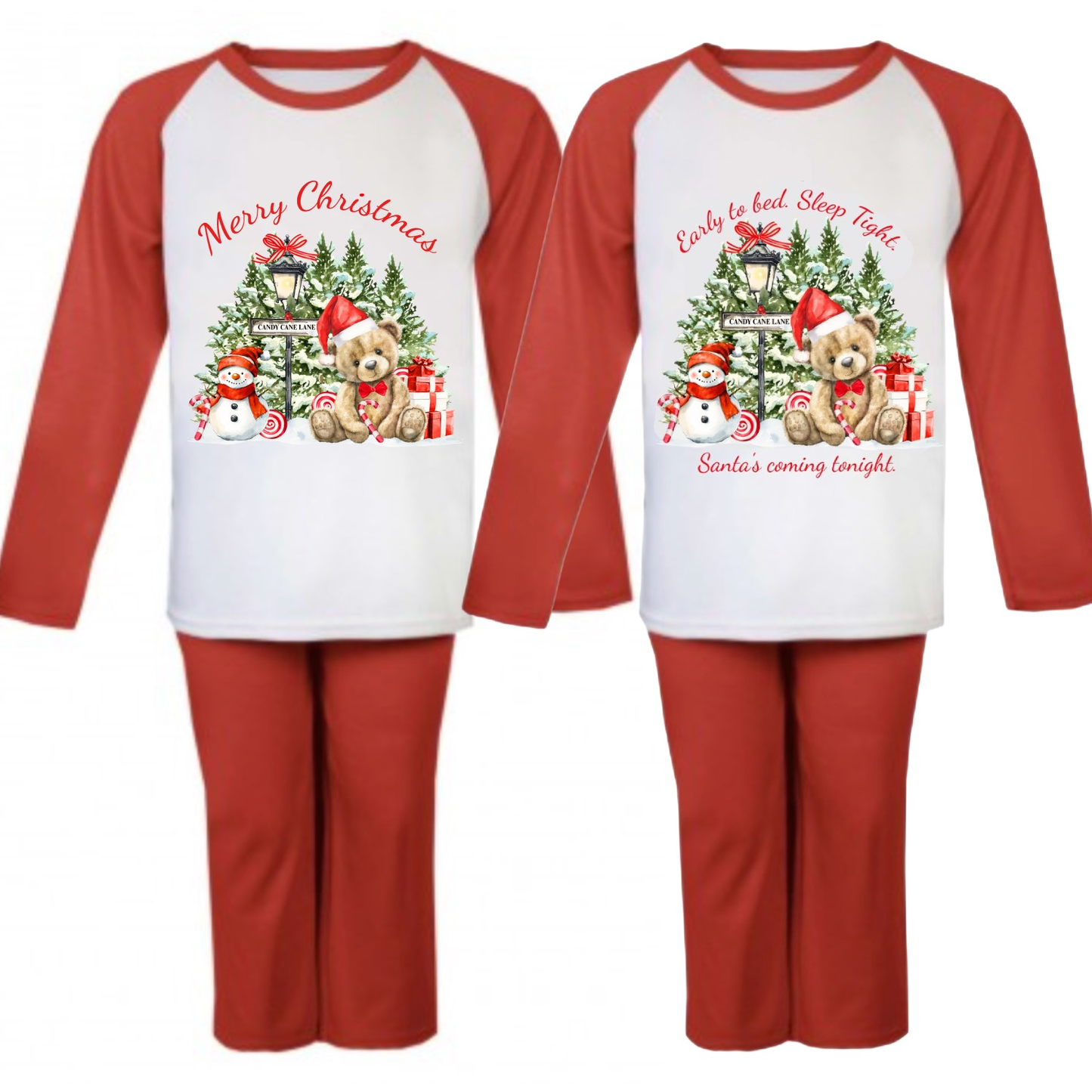 Cozy Christmas Bear Kids’ Pyjamas