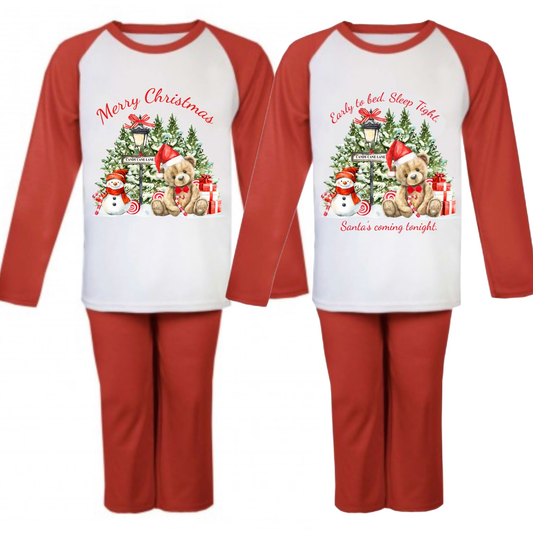 Cozy Christmas Bear Kids’ Pyjamas