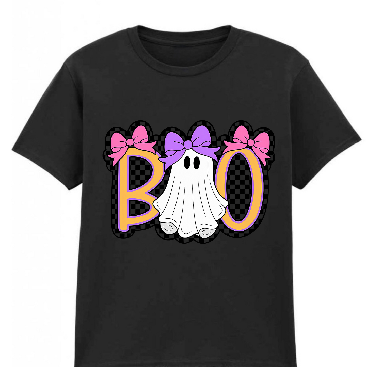 BOO halloween print top