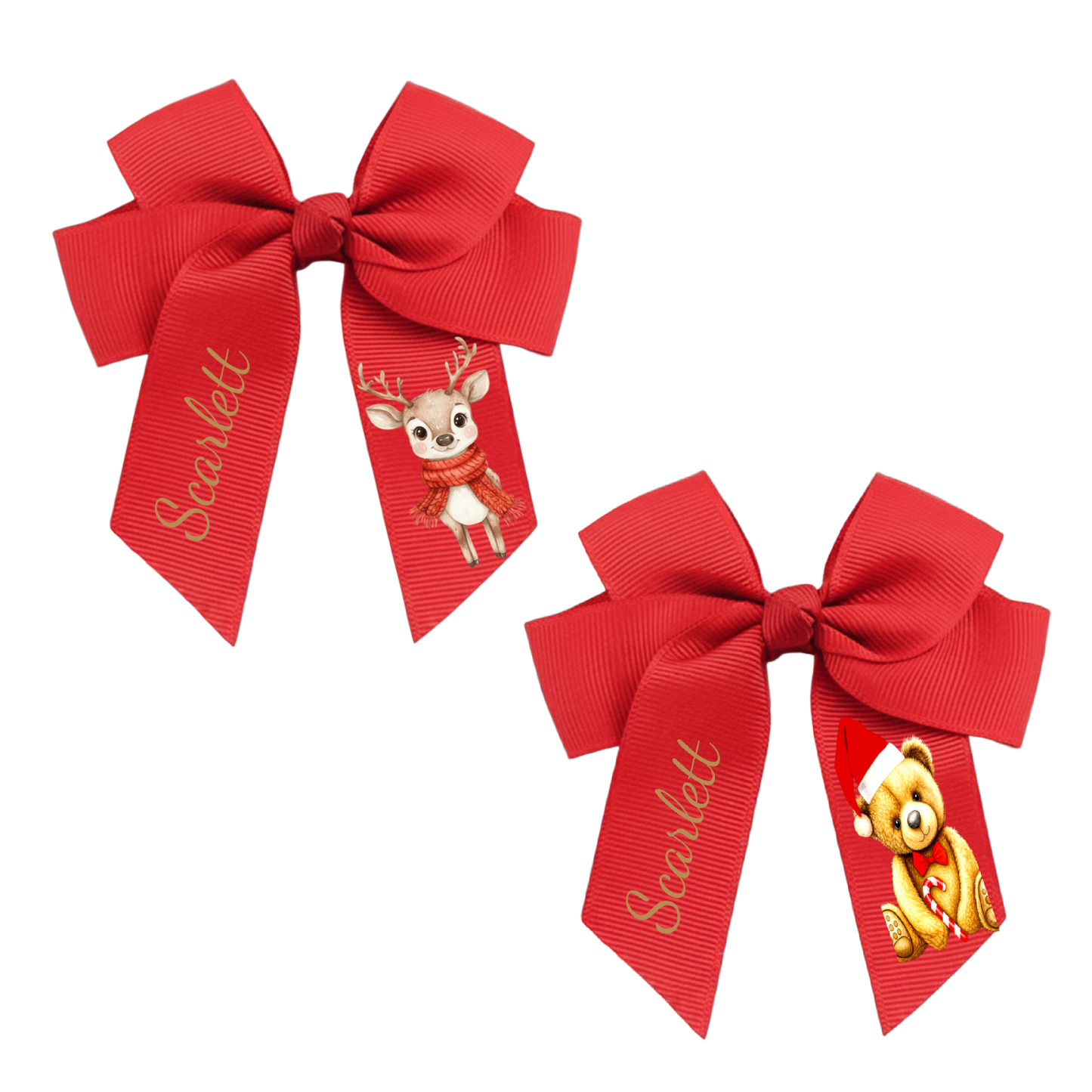 Christmas Hair Bow