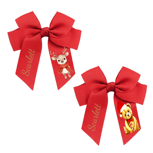 Christmas Hair Bow
