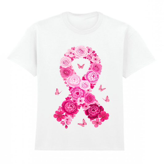 Pink Ribbon Breast Cancer Awareness T-Shirt
